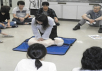 学生による救命講習等を活かした地域防災活動